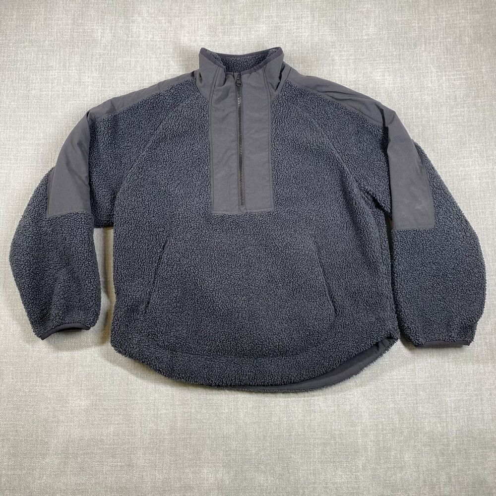 Marine Layer Pullover Mens XL Sherpa Fleece Half Zip Outdoor Jacket Fall 2023